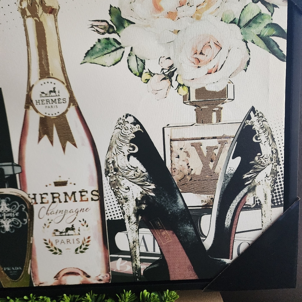 NWT Luxury Canvas Wall Decor Gucci Louis Vuitton Prada Hermes Jimmy Choo